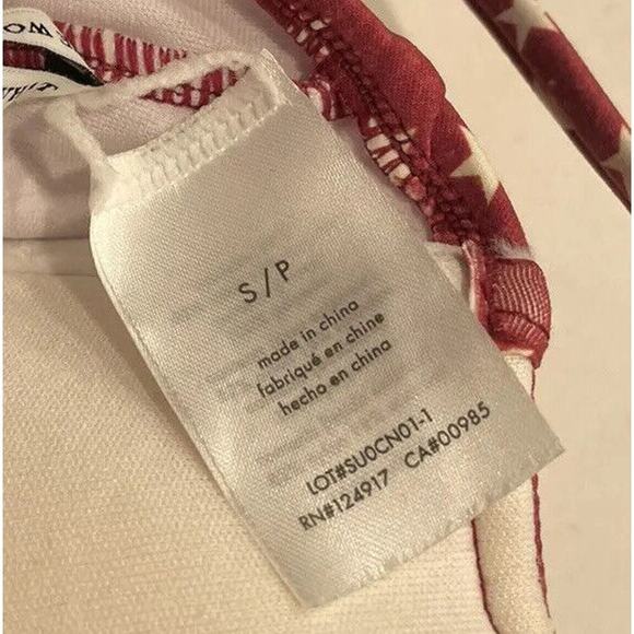 We Wore What Danielle One Piece Star Print Belted One Piece Bathing Suit Small - Picture 7 of 8